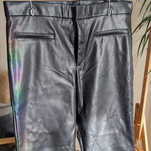 SOLD Black Leather Pants